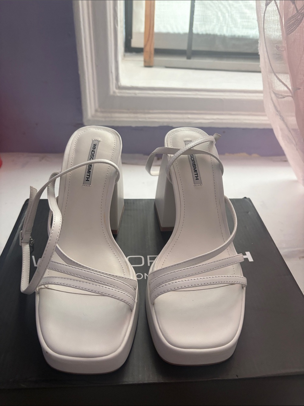 Windsor Smith Strappy Block Heel Sandals